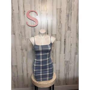 Windsor plaid mini dress size small